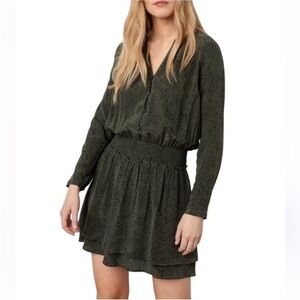 Rails Olive Jasmine Tiered Mini Dress